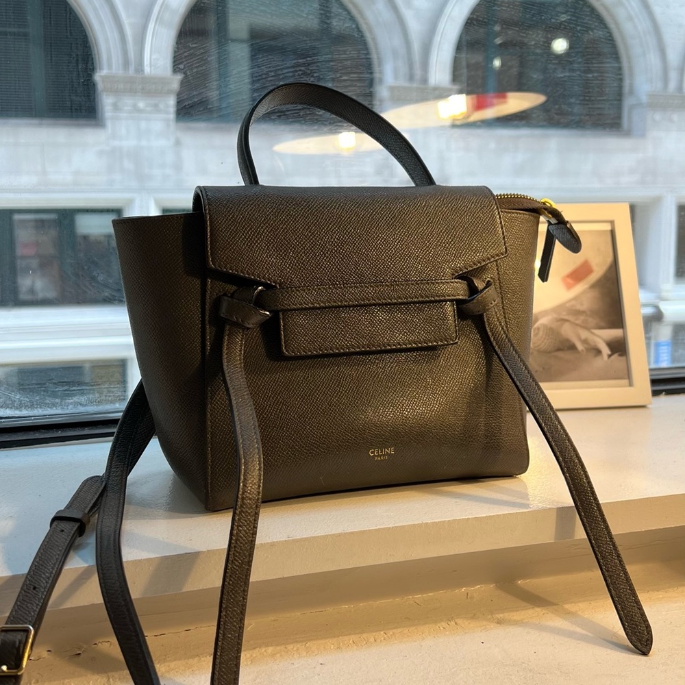 Celine Grey Nano Belt Bag
